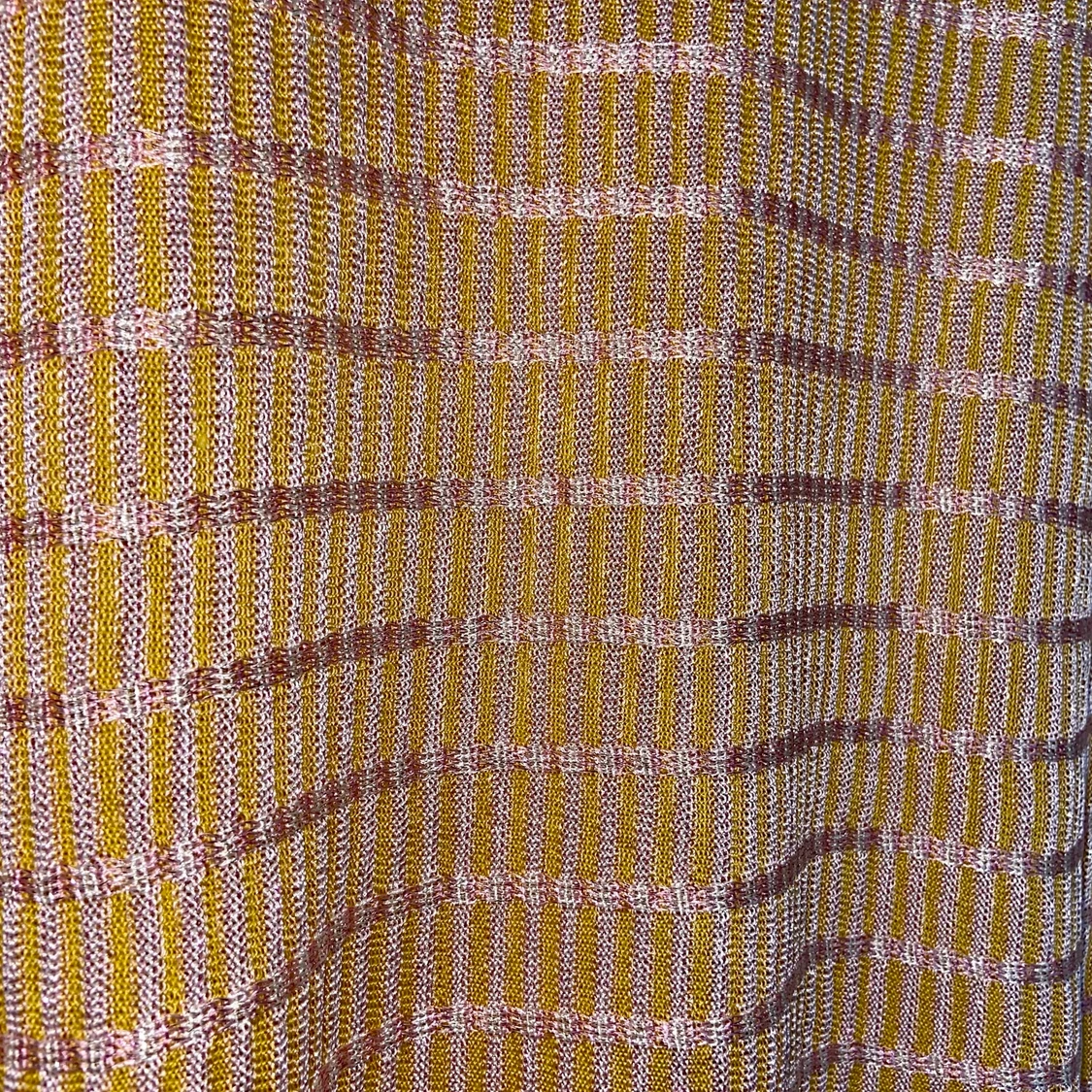 Glittrig gul/rosa klänning - 91