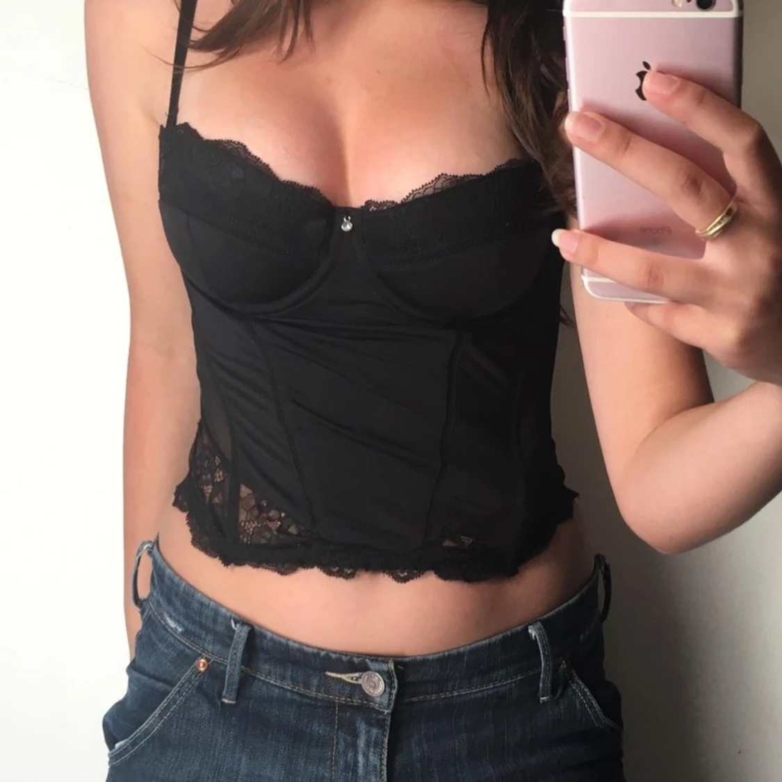 Svart Korsett
