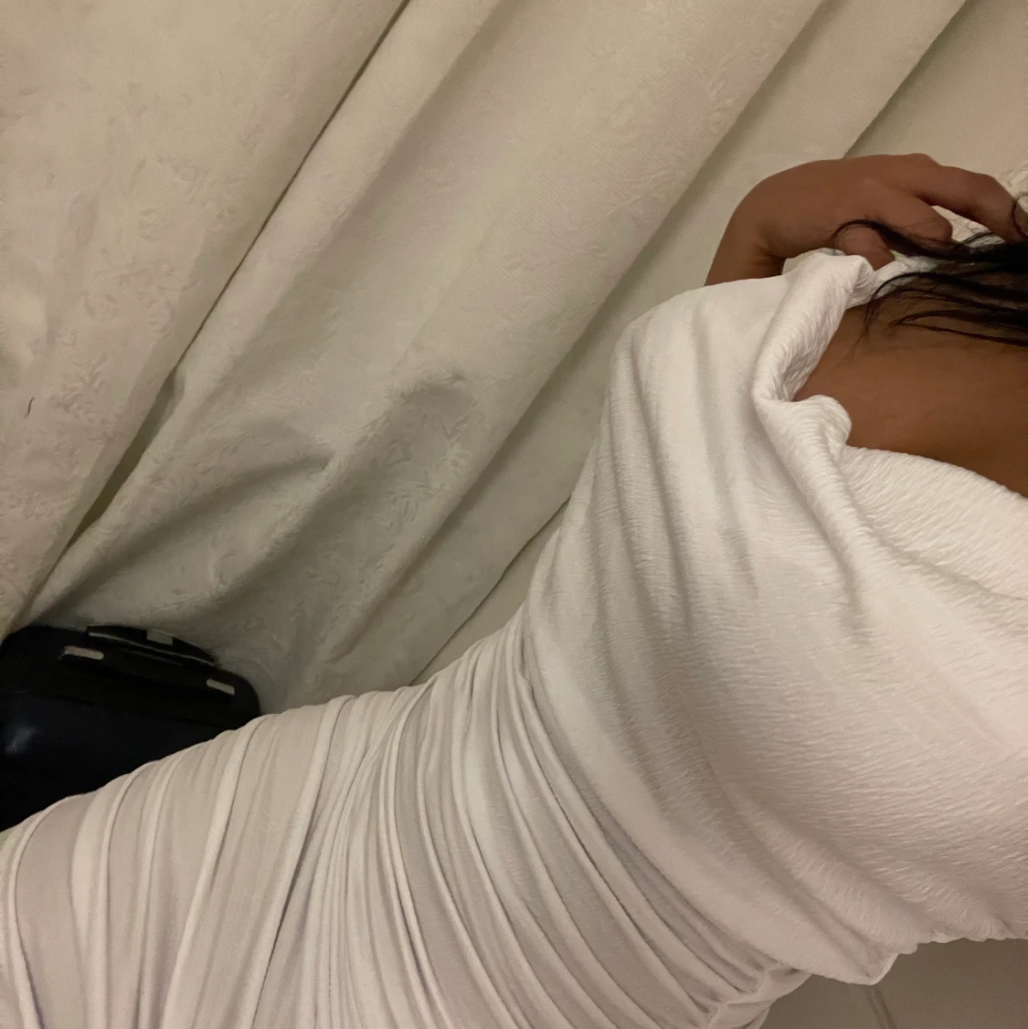 Vit Midi klänning - 90