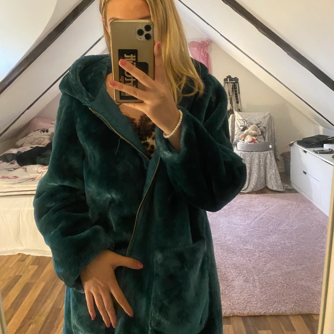 Fluffig jacka från Gekås, strl 36