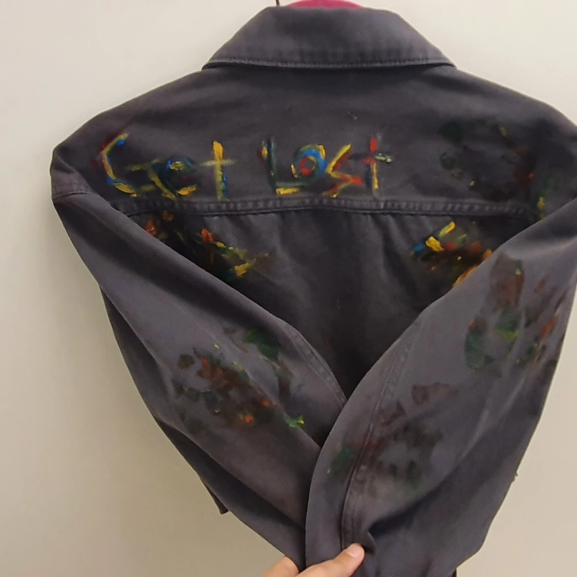 Denim art jacket xs från Hm - 91