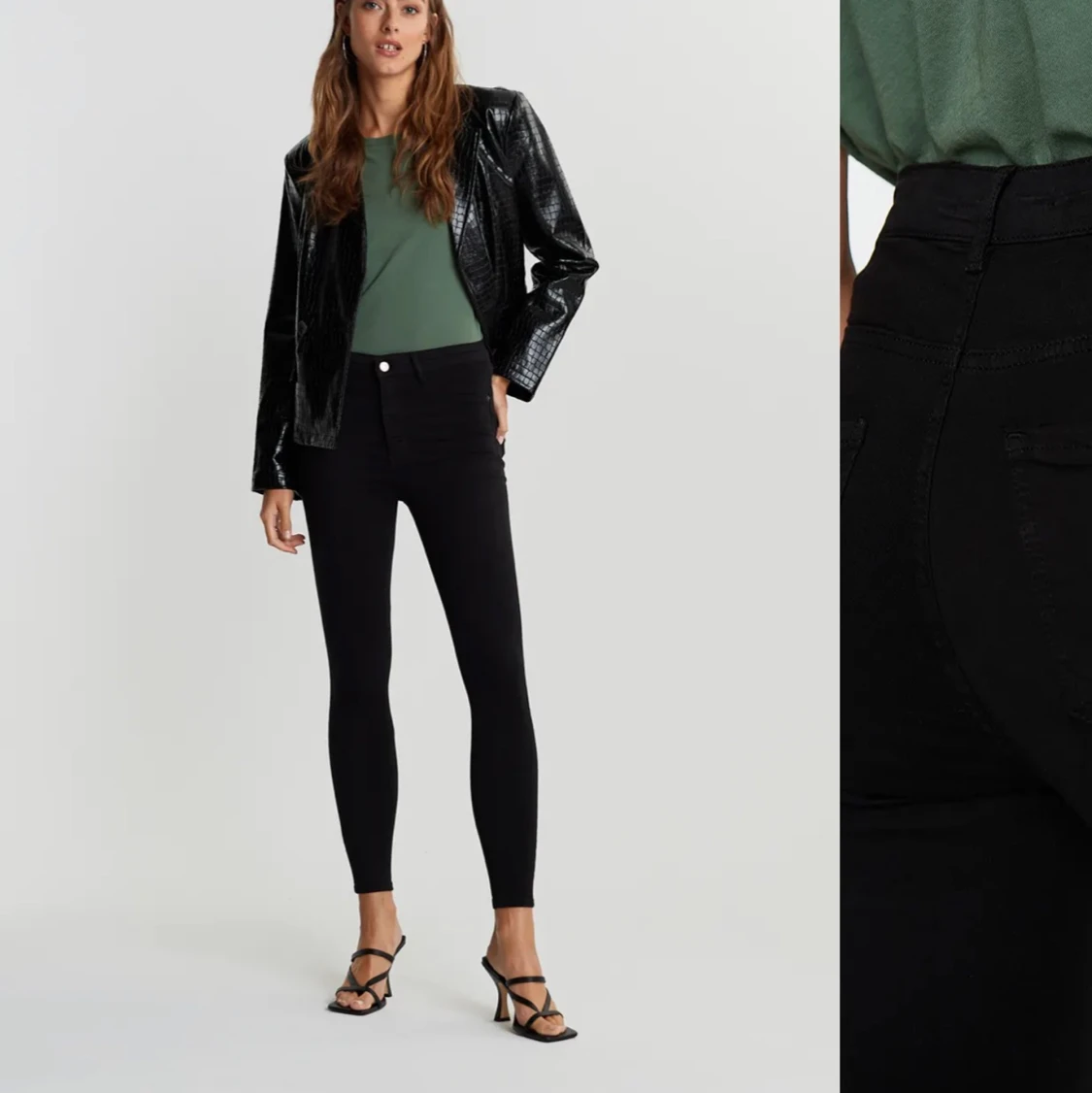 Ginatricot, molly jeans svarta