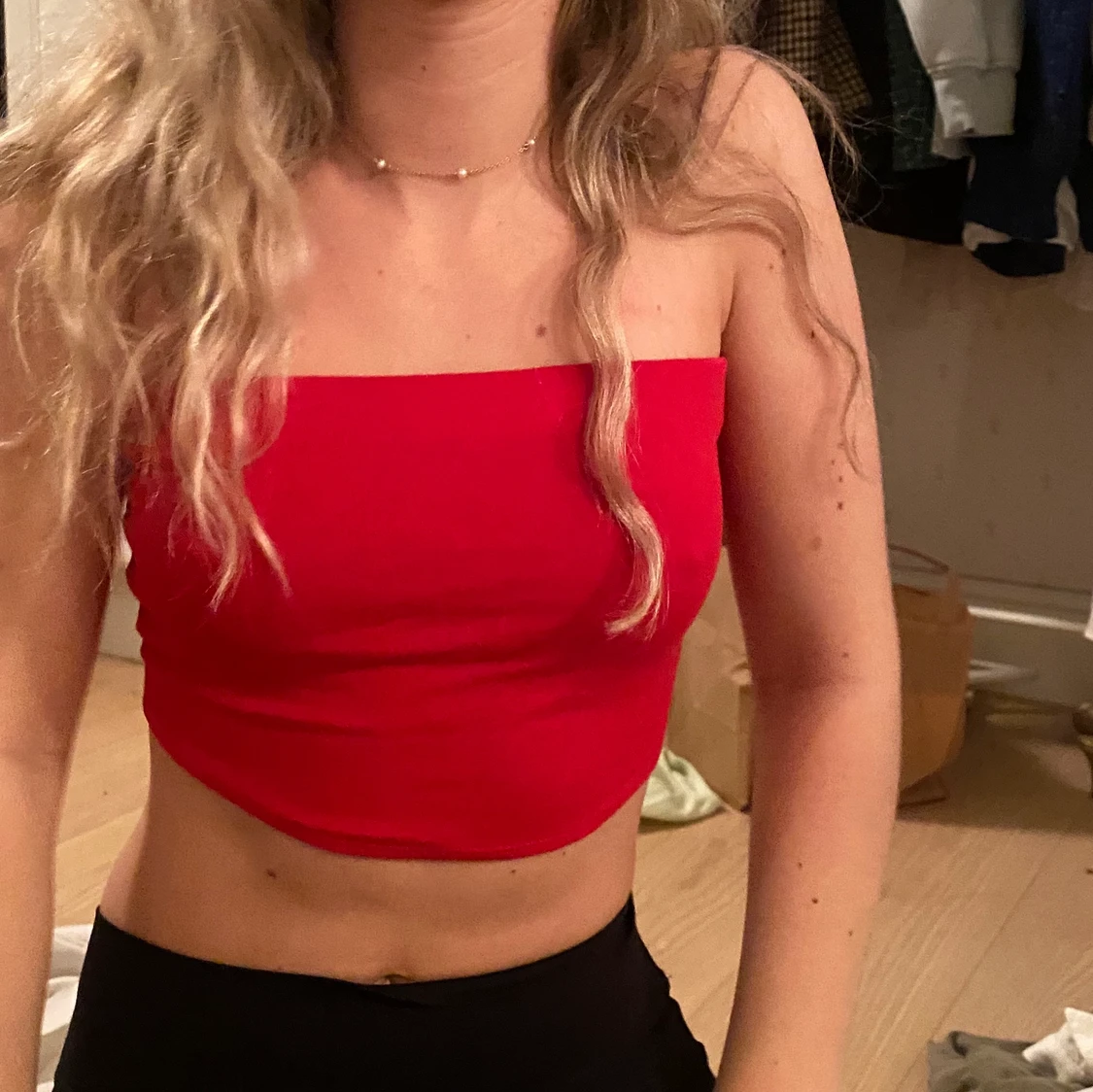 Röd bandå topp❤️❤️