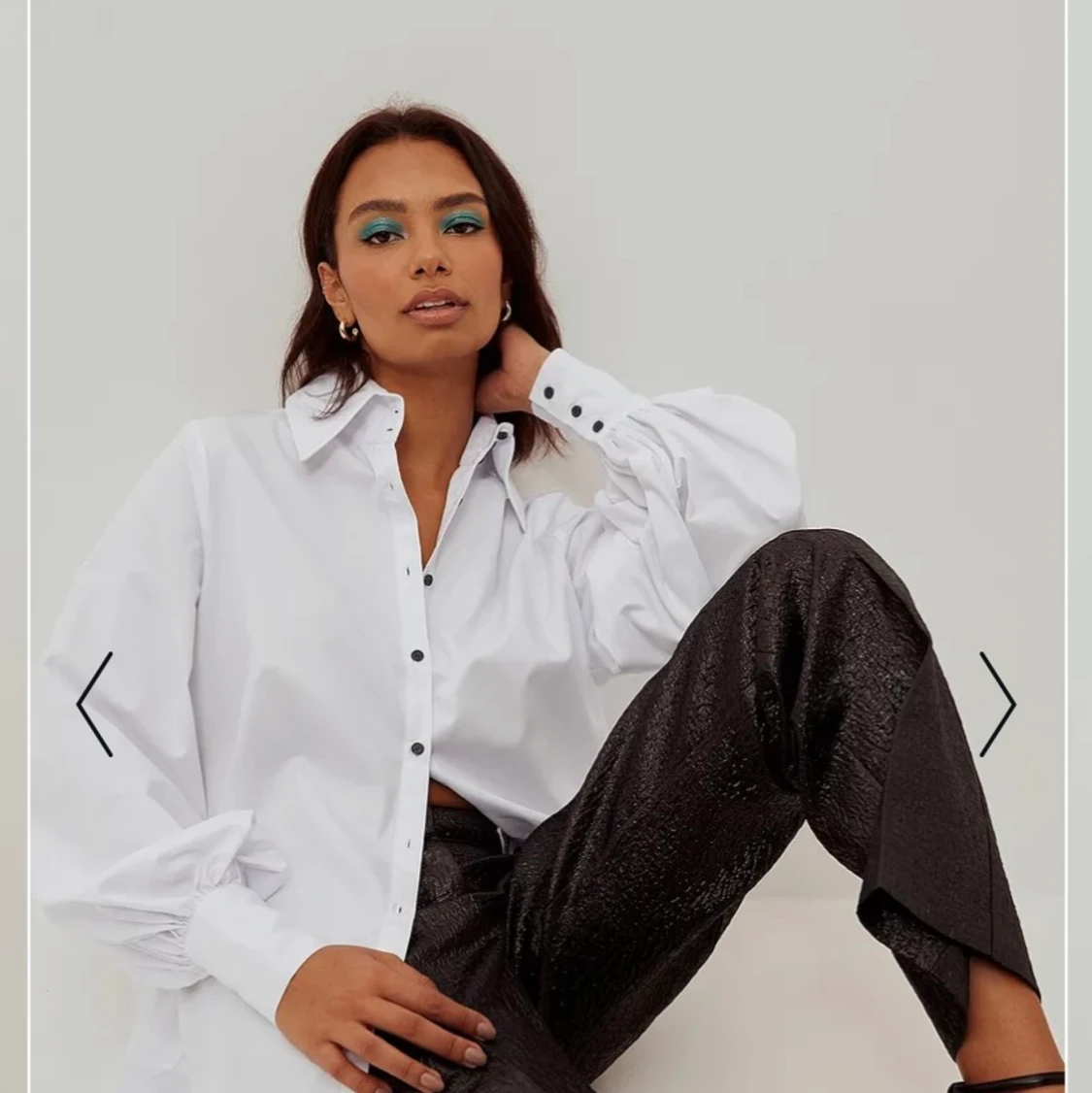 Skjorta med ballongärm - 90