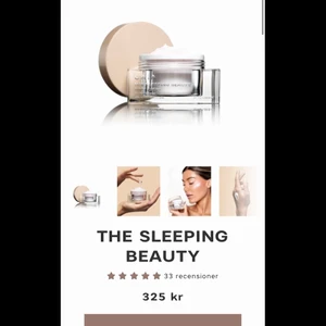 CAIA The sleeping Beauty, natt mask - Säljer CAIAs natt mask ”THE SLEEPING BEAUTY” Använd men mer än hälften kvar, och har endast tagit med pinne varje gång. Så jag har inte petat med mina fingrar i krämen. Säljs då jag har en annan jag tycker om mer.  Frakt ingår i priset. 125kr