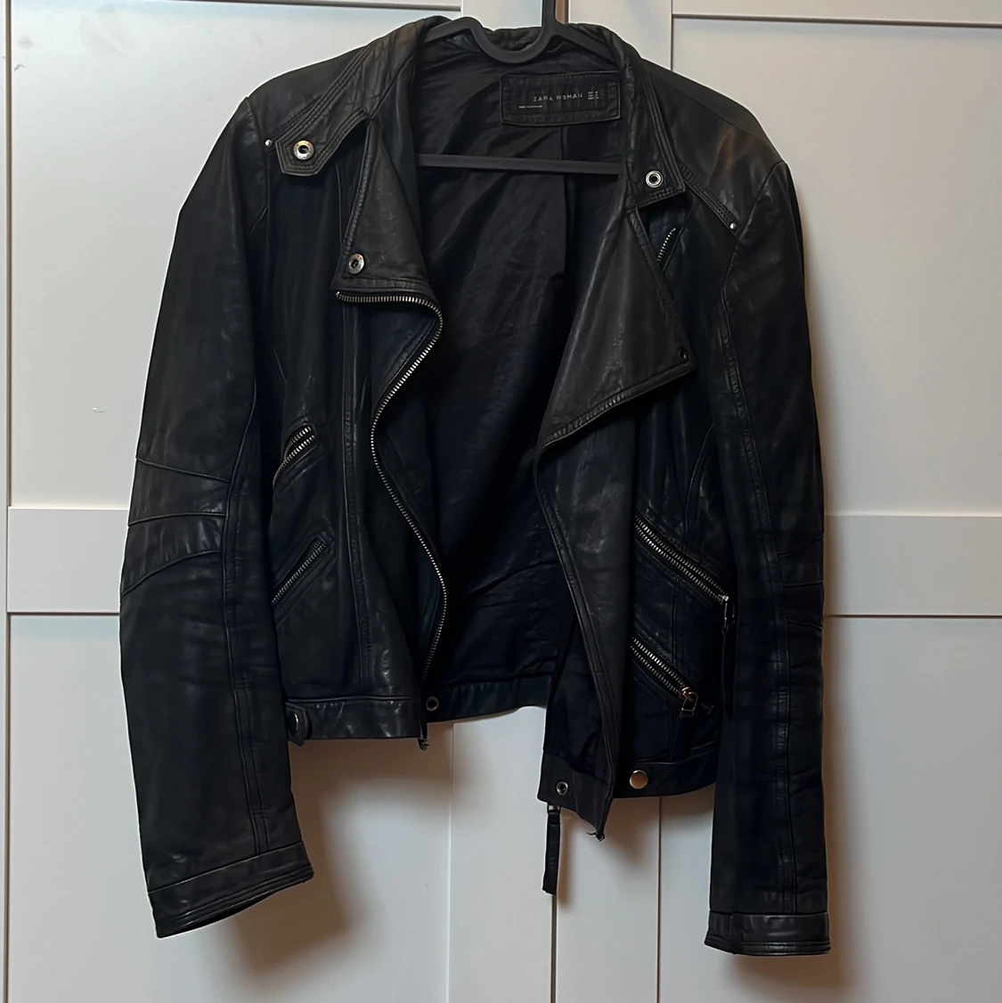 Läderjacka Zara