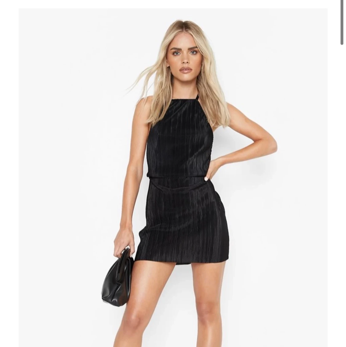 Plisserad klänning stl 36 - 91