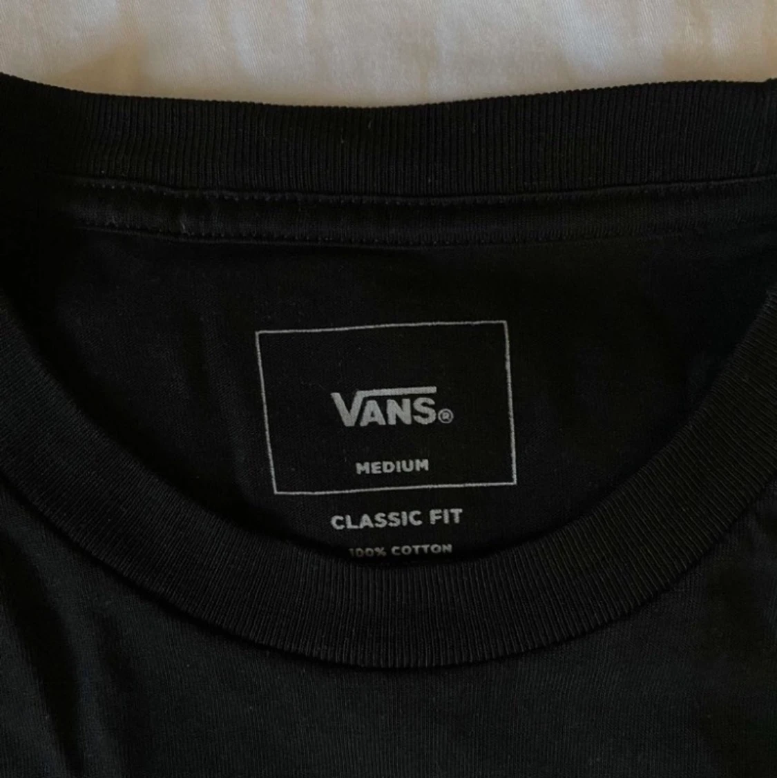 Svart långärmad Vans tröja i strl M - 91