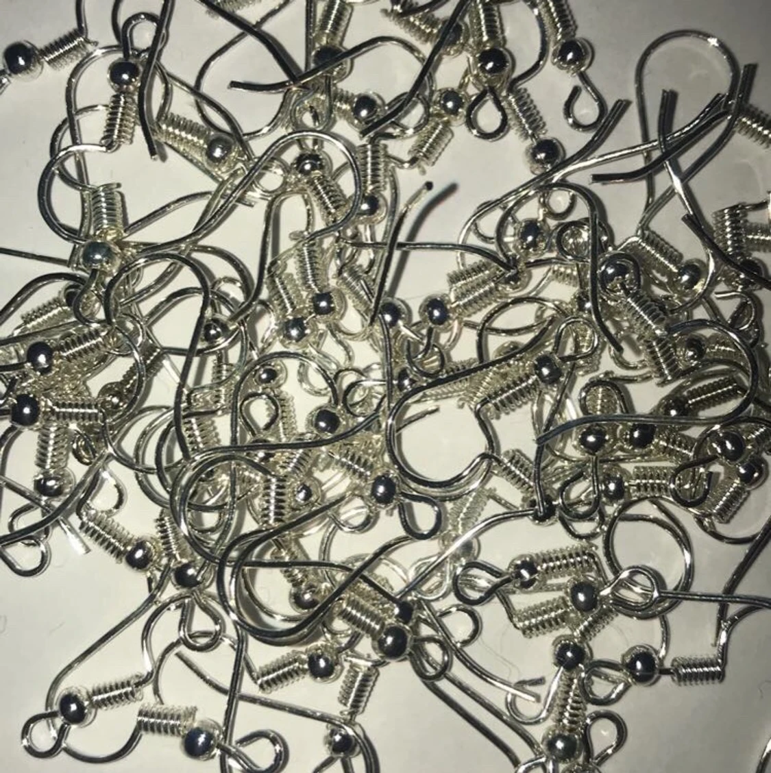 Örhängens krokar, silver 