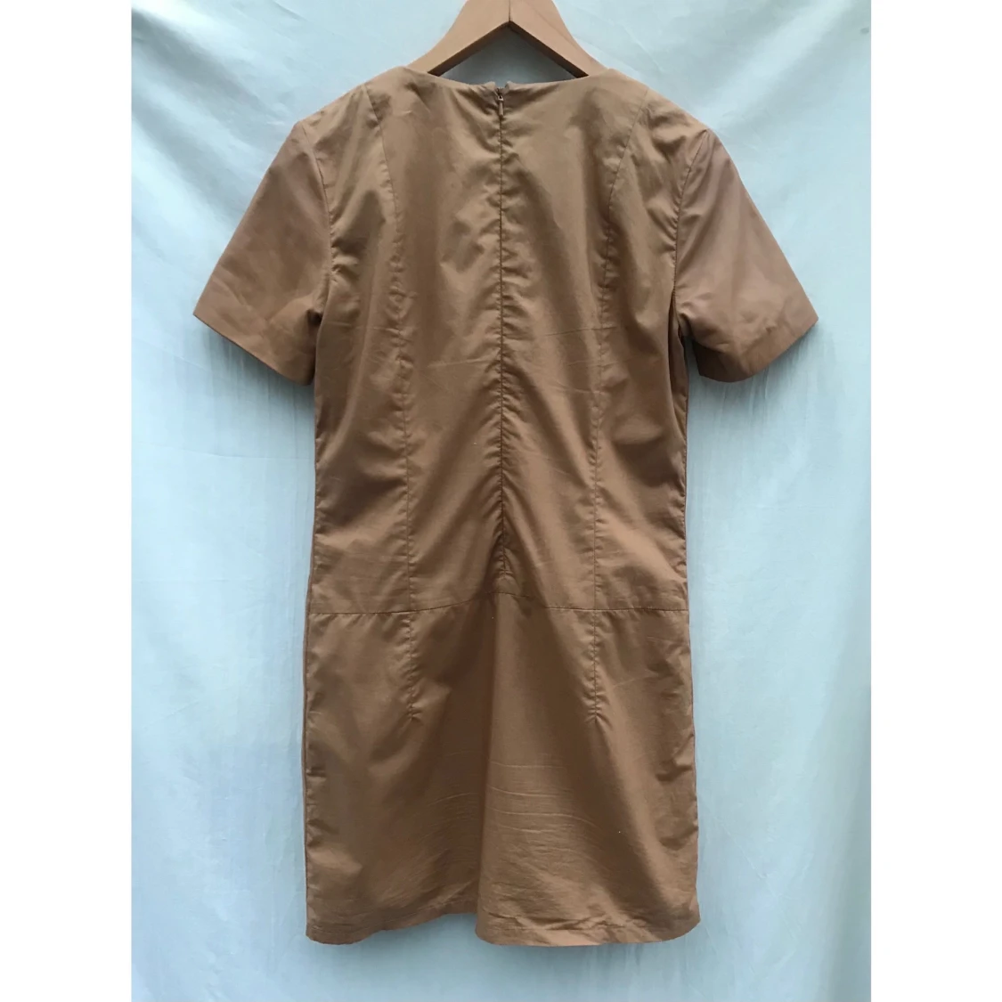 Skinn läder ljusbrun klänning st.34 - 91