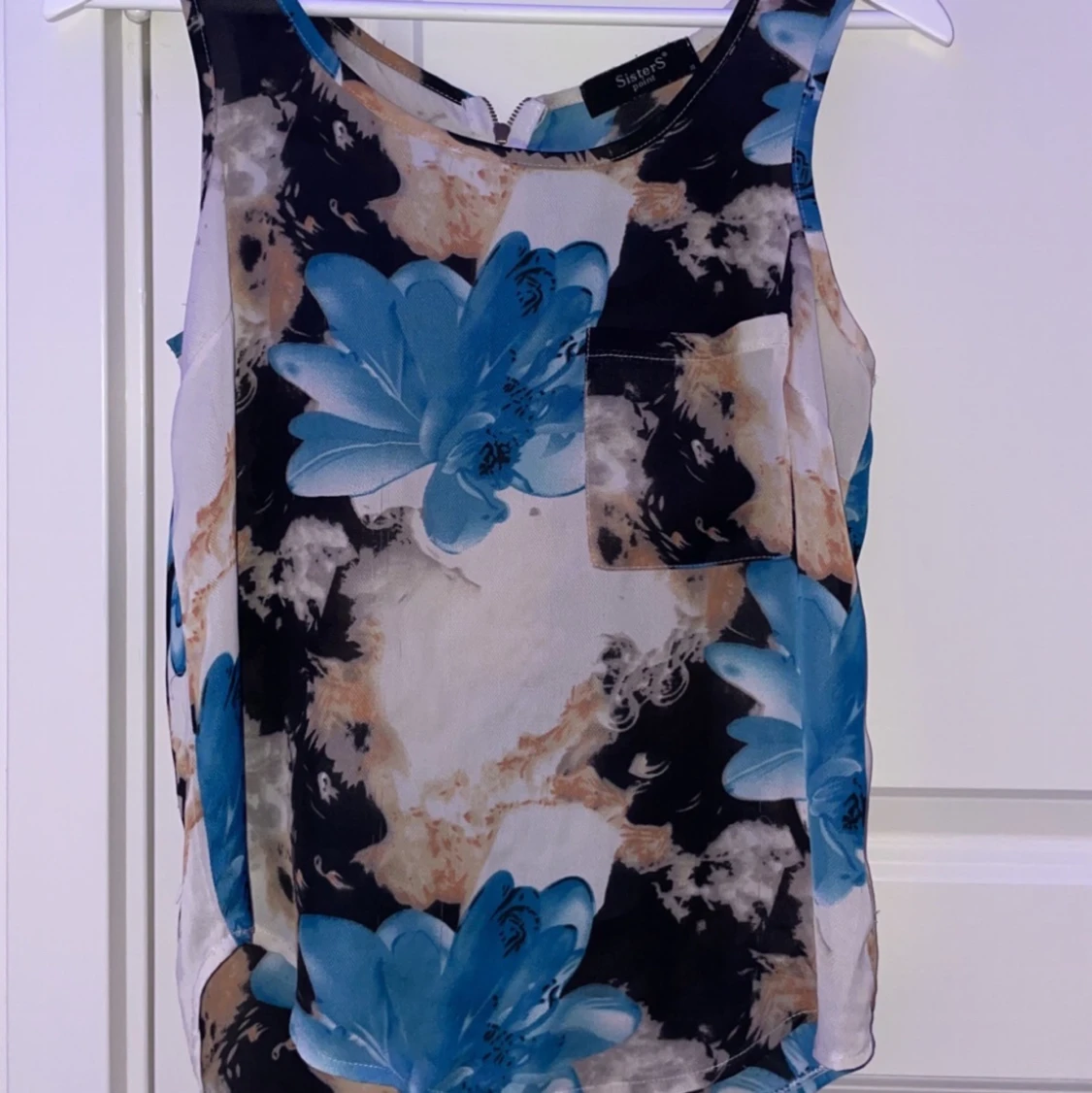 Blommigt sommar linne - 90