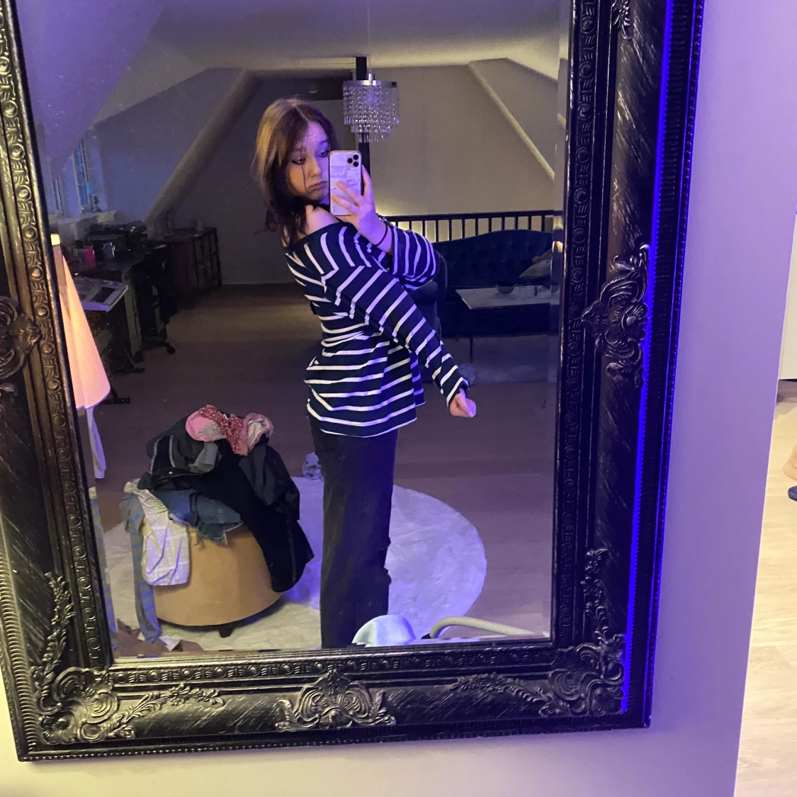 Fin randig tröja - 91