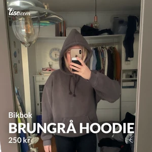 Hoodie  - Brungrå hoodie