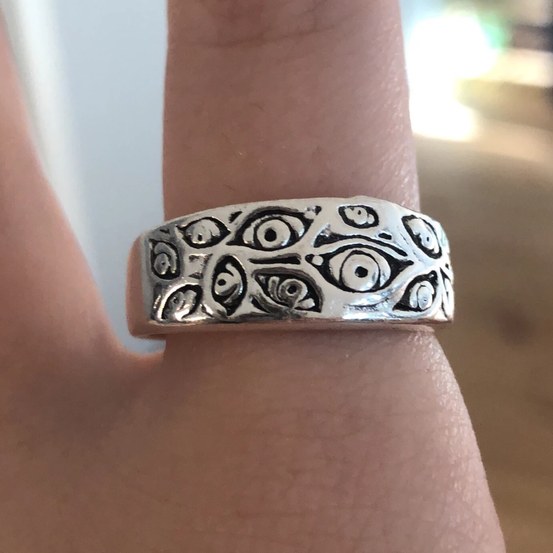 Snygg silverring!  - 90