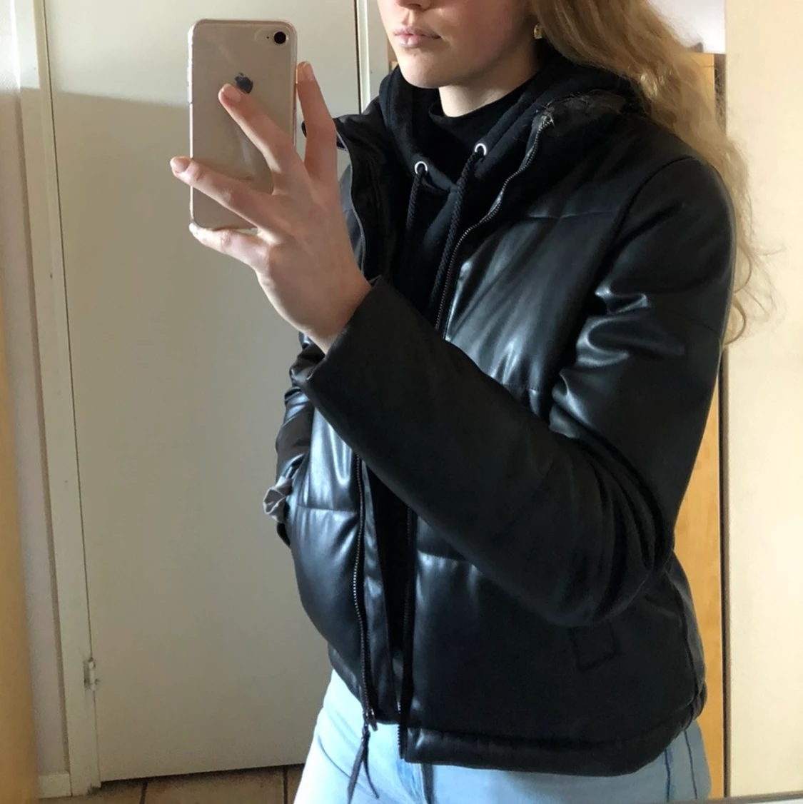 Jacka läderimitation  - 90