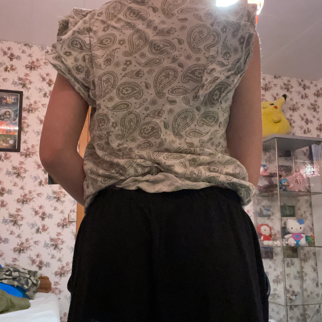 gulligt mönstrat linne - 90