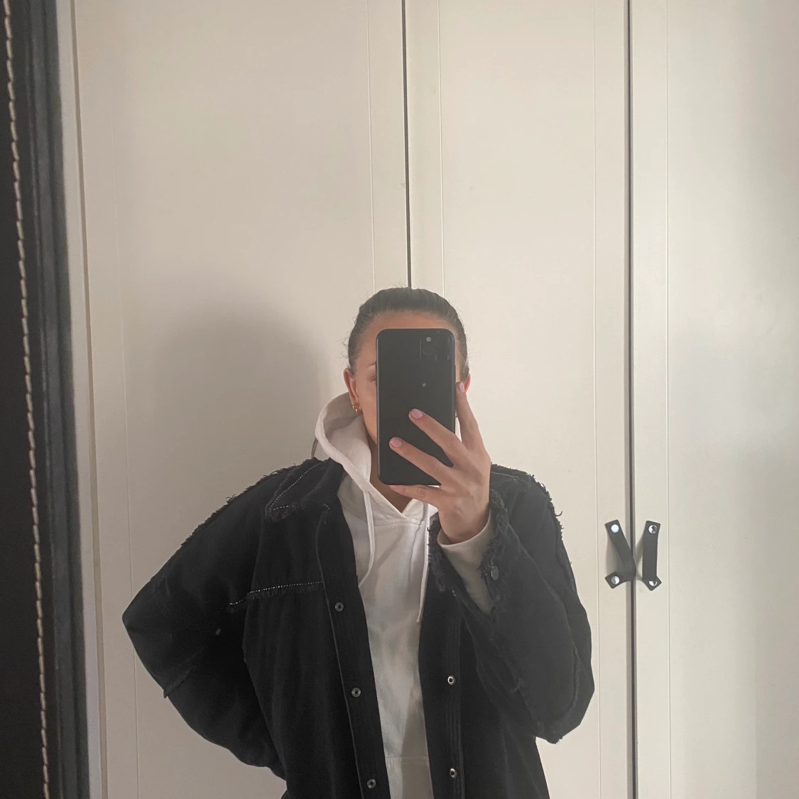 Svart jeansjacka - 91