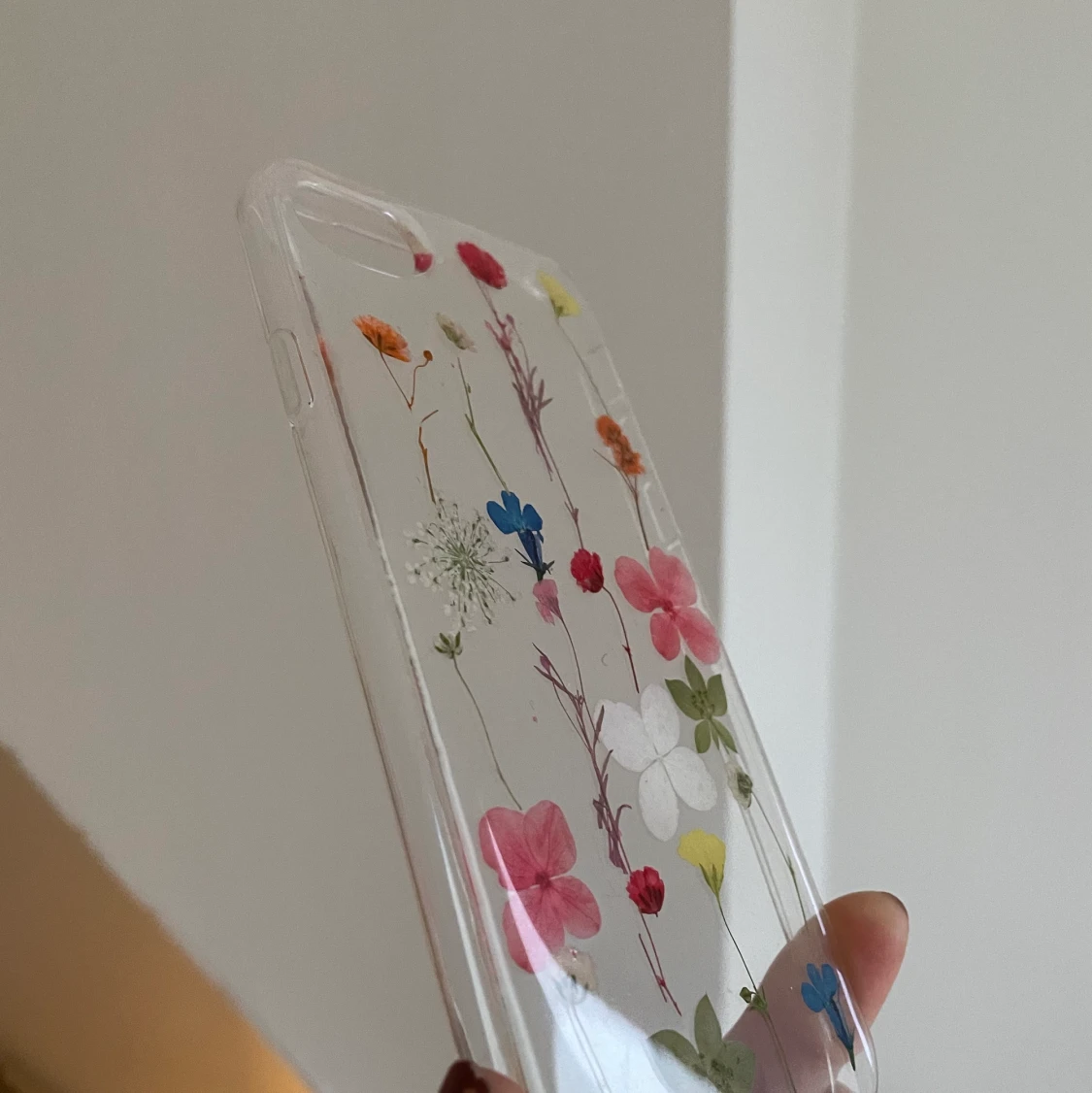 Blommigt-silikonskal till iphone 8 - 91