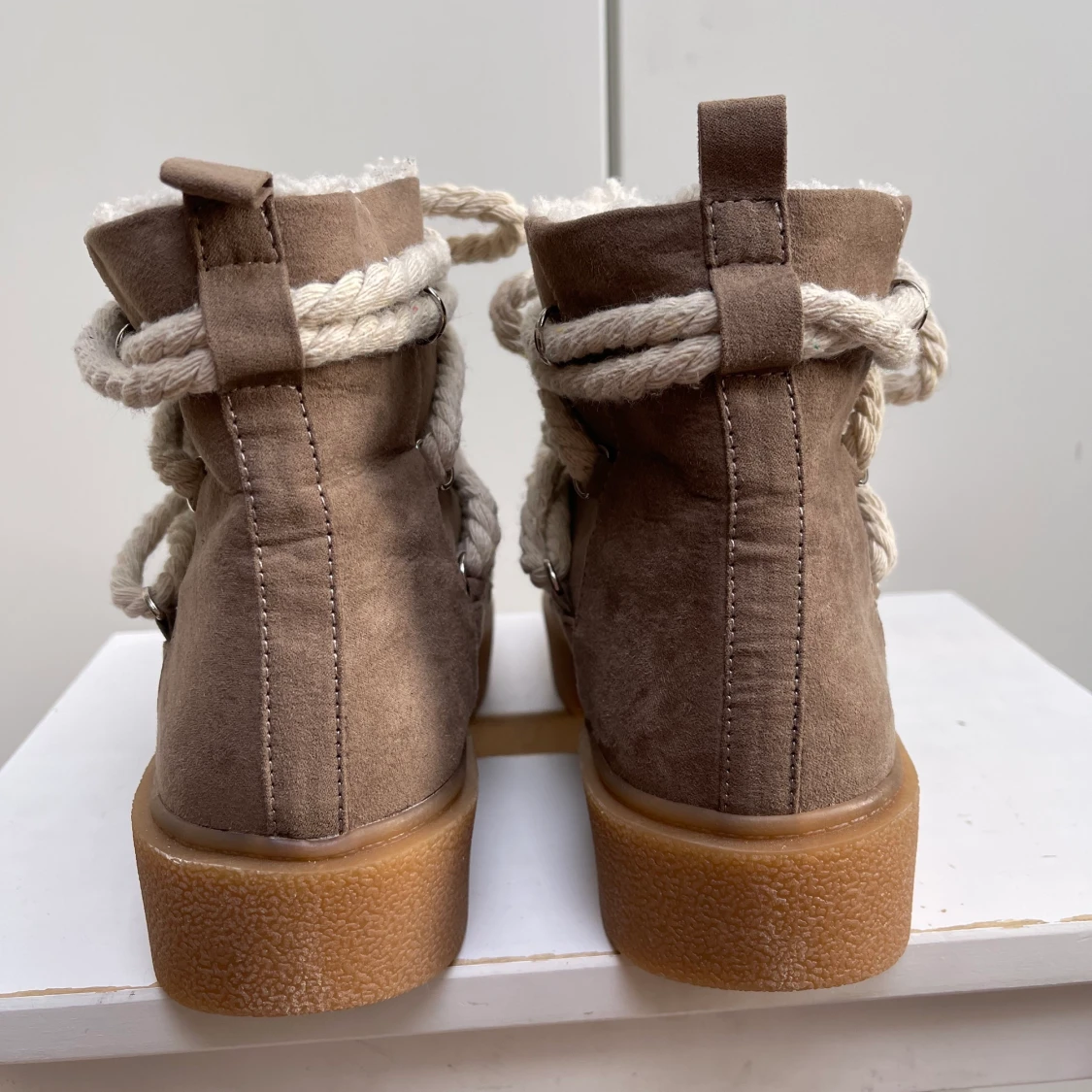 NYA Puderrosa / beige boots - 91
