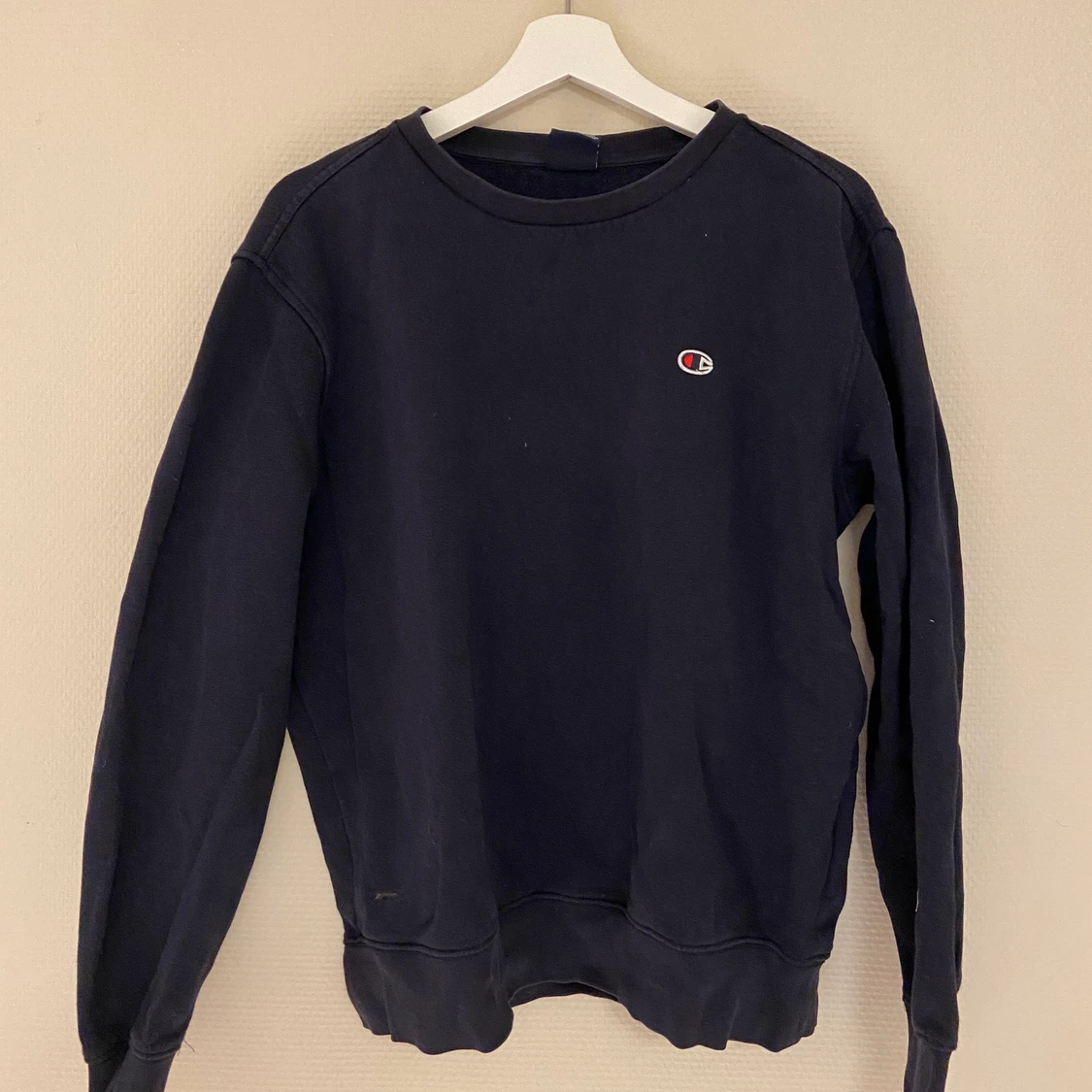 Marinblå Crewneck champion