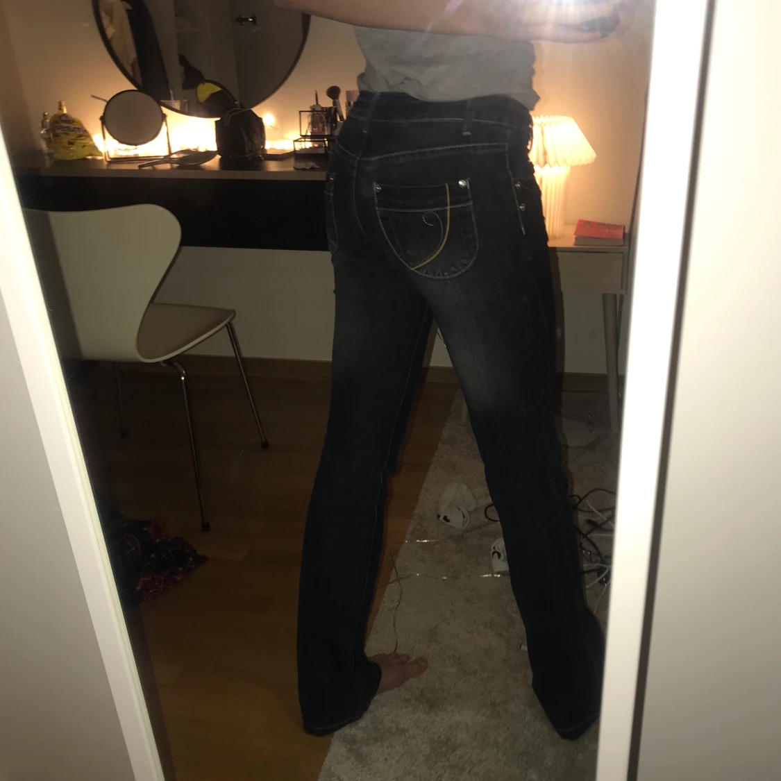 Lågmidjade jeans - 90