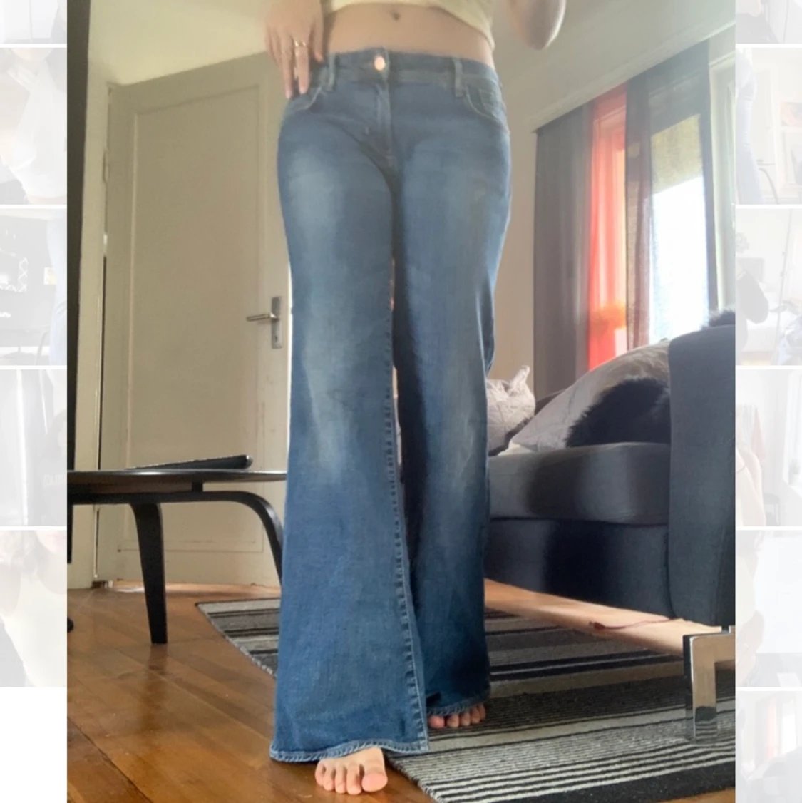Lågmidjade jeans - 90