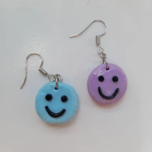 smiley earrings - Handmade!!