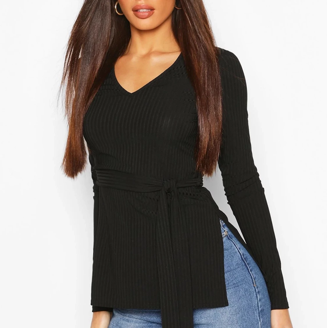 Super fin tröja med knytning