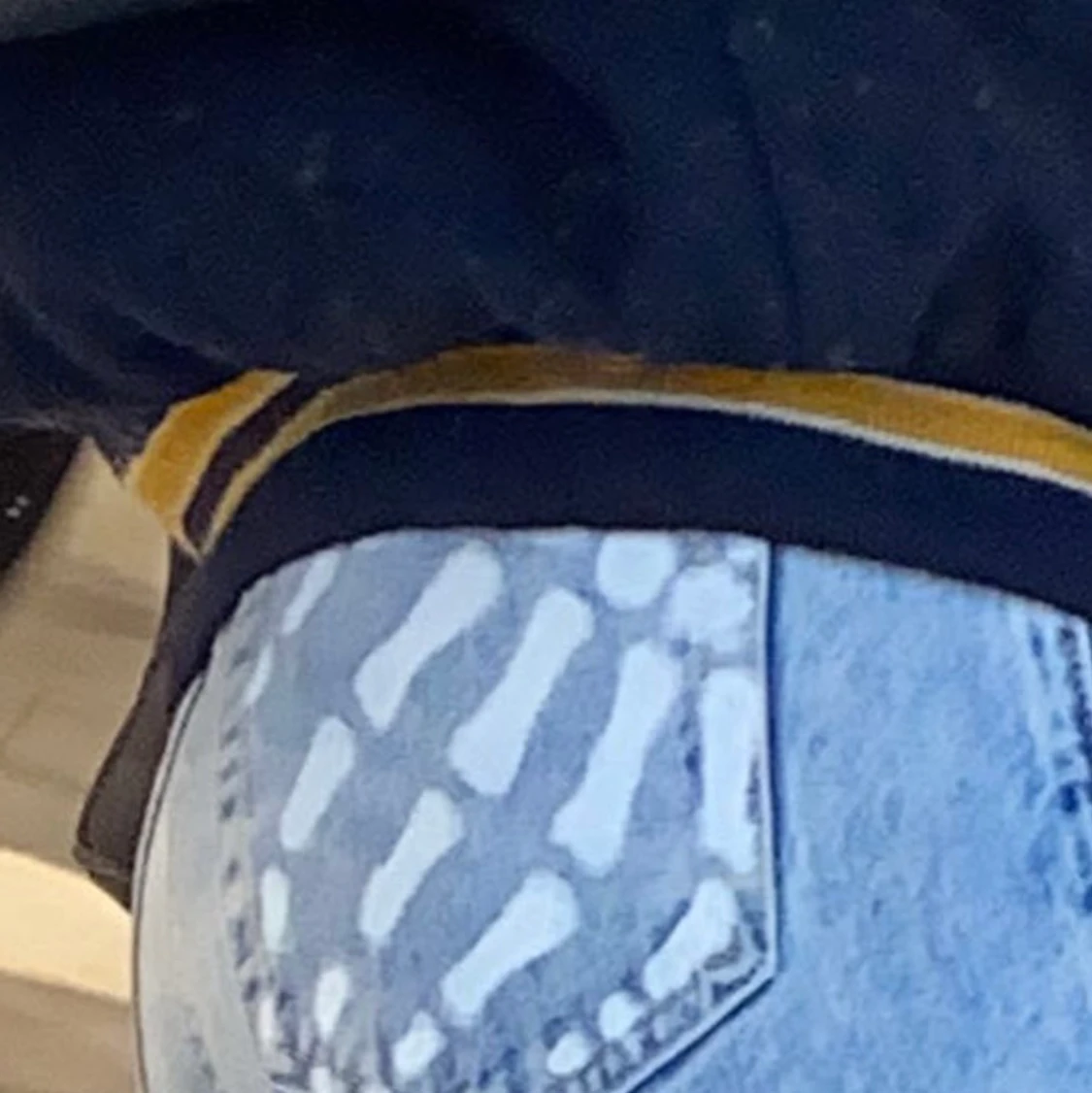 Skelett jeans/MÅLAR/customize  - 90