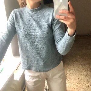 Blå långärmad - Blå långärmad med turtle neck. Köpt second hand och aldrig använd.