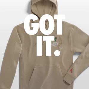 Jordan x Travis scott Khaki Hoodie - Hoodie från nike Jordan x Travis Scott helt ny skriv vid intresse 