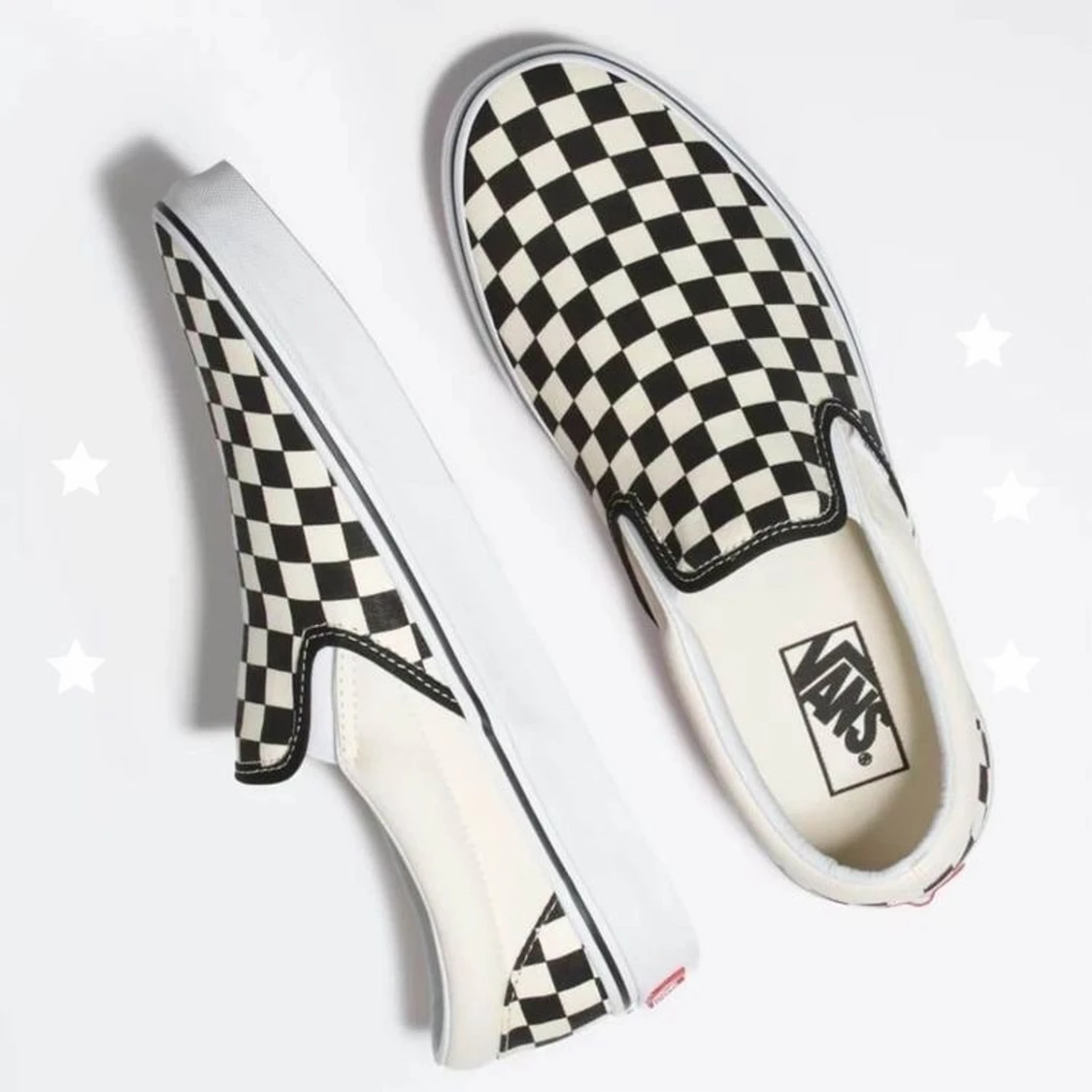 Vans slip on one shoes black/white  - 90