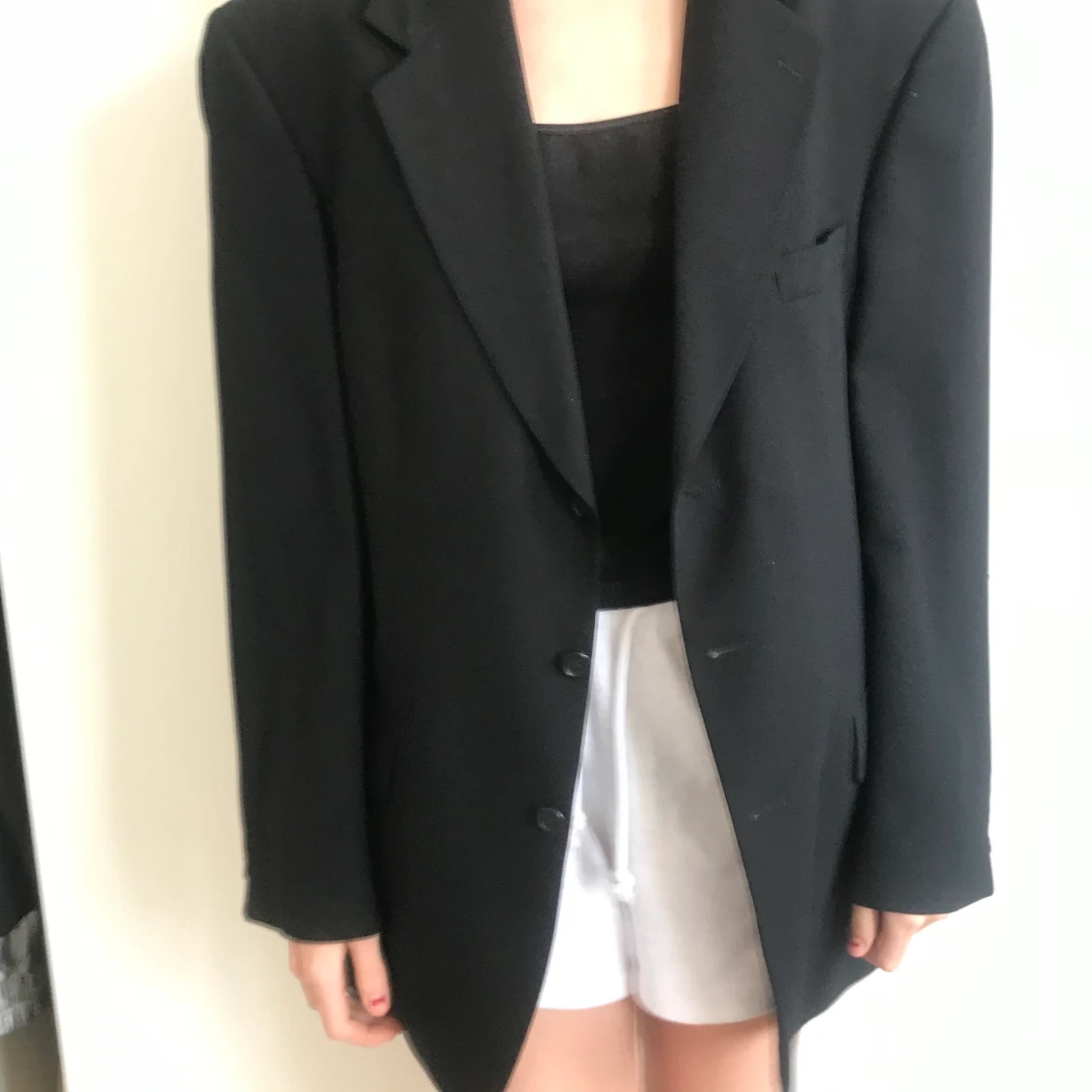 Svart oversize kavaj - 90