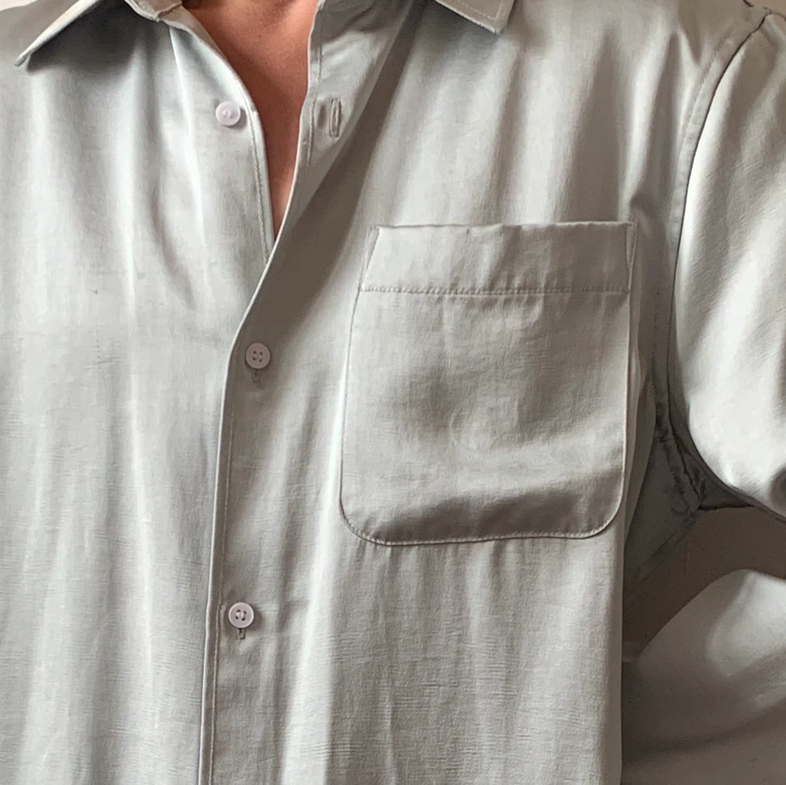 Oversized silkesskjorta weekday - 91