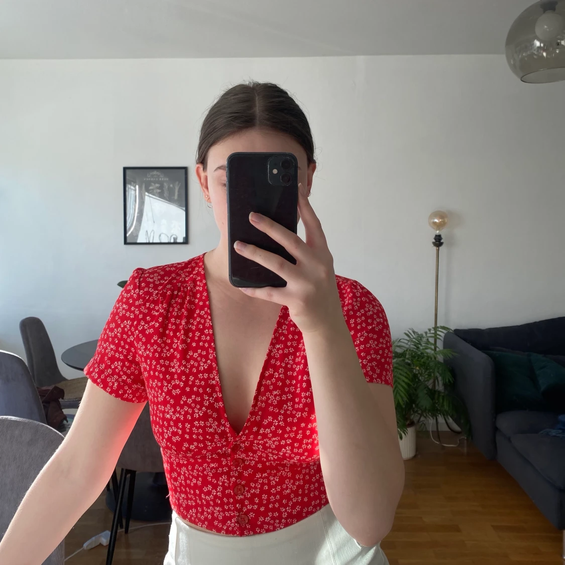 Blommig sommartopp🌹🌹