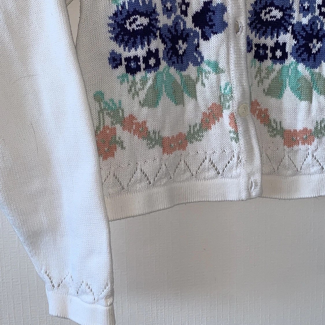 Vintage vit kofta - 91