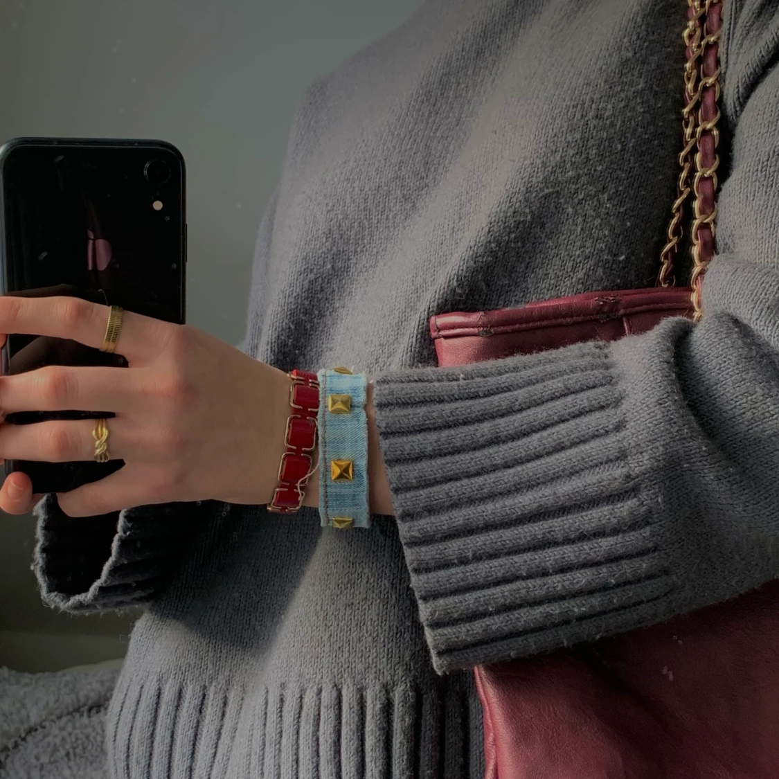 Super fina jeans armband!! - 90