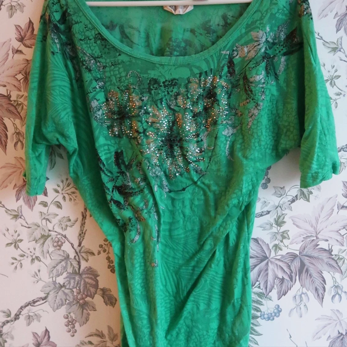 Grön tröja medium  - 90