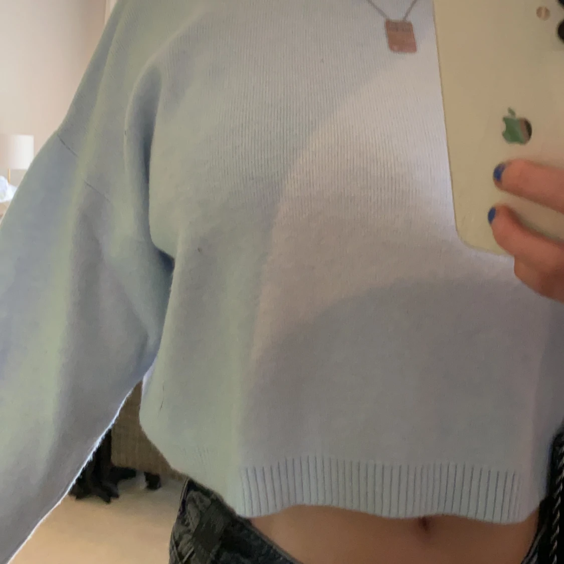 Ljusblå tröja från pull&bear - 91