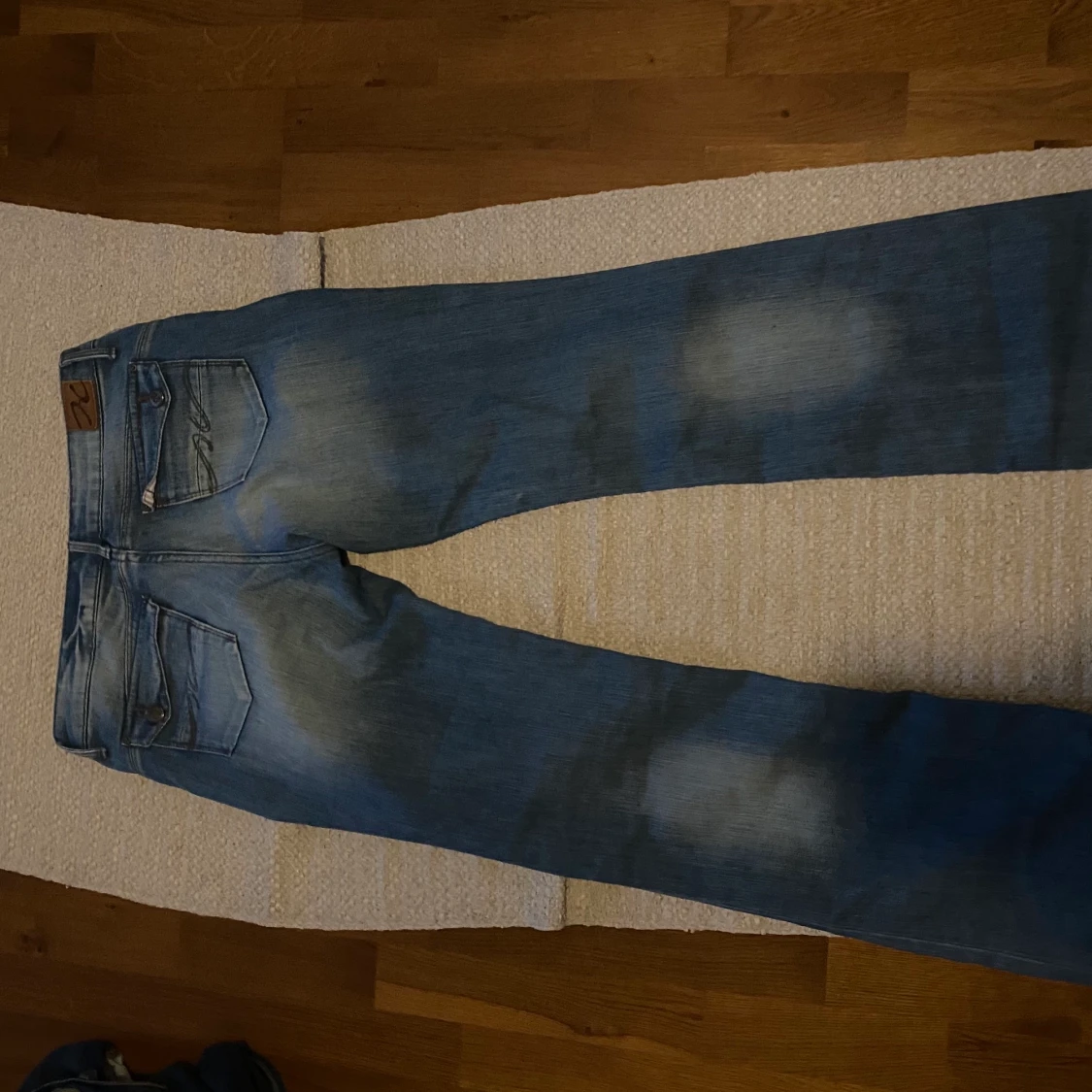 lågmidjade jeans - 90
