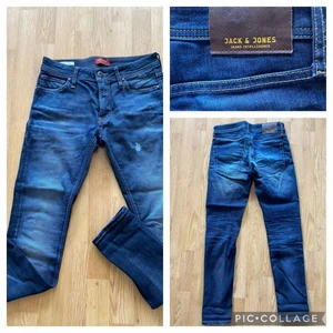 Jack & Jones jeans - Säljer mina jeans från Jack & Jones som nu blivit för små.   Bild 1 : Modell Skinny/Liam. W28/L30.  Bild 2 : Modell Skinny/Liam. W29/L30. Bild 3 : Modell Skinny/Liam. W28/L30.   Som sagt är alla jeans samma modell men lite olika storlekar. Jeansen är väl omhändertagna, inte använda mycket och även nytvättade.   Pris : 250kr/st + frakt.