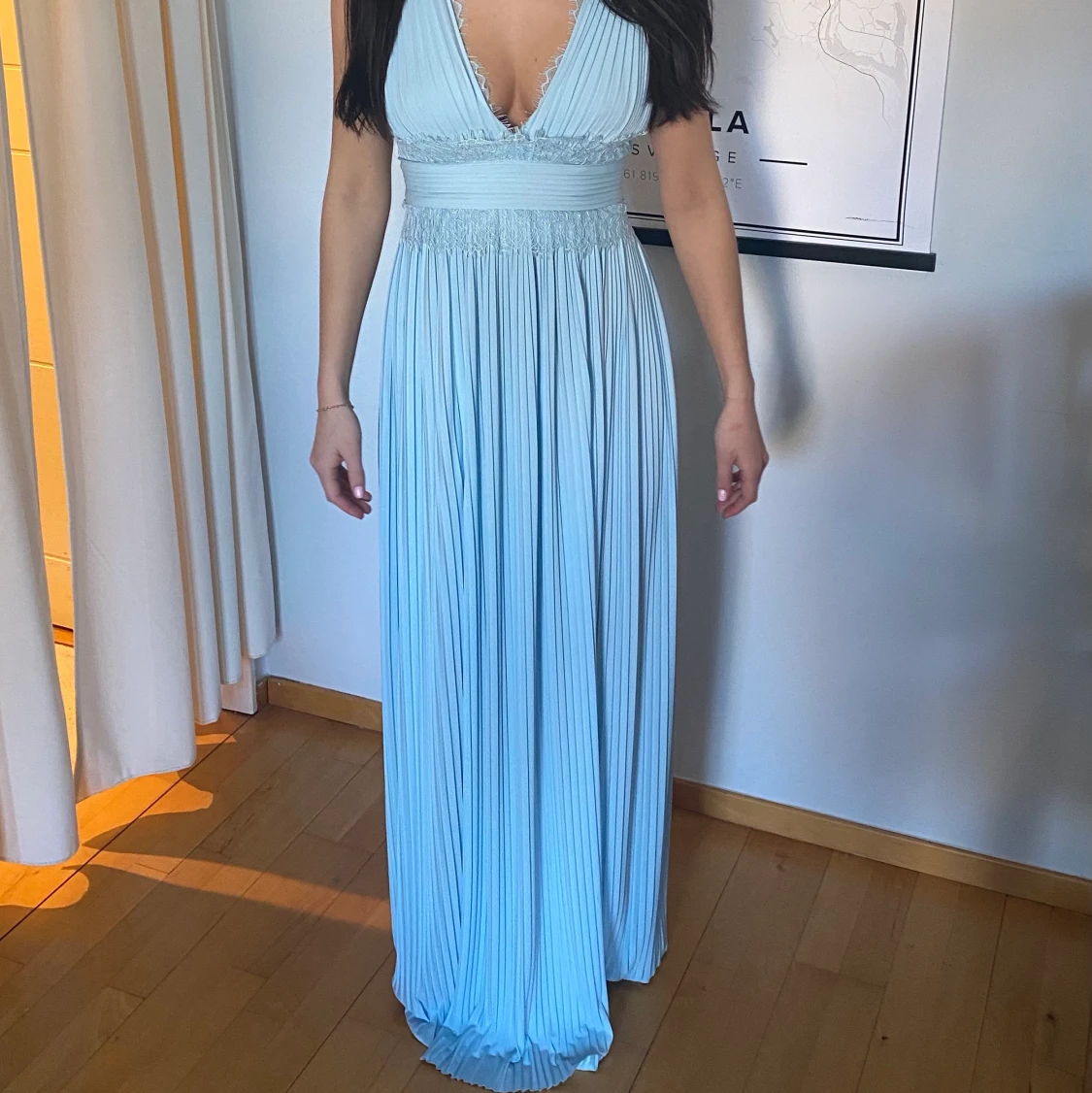 Ljusblå klänning / balklänning