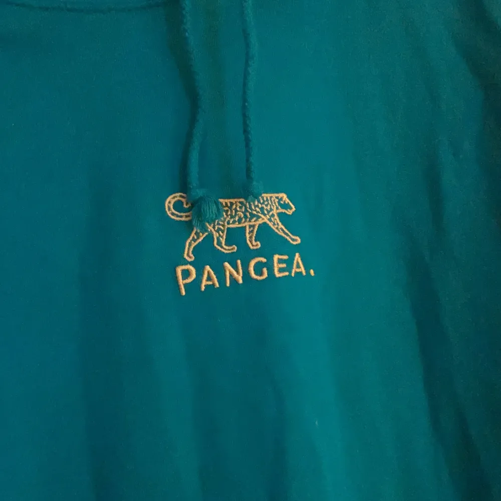 Använd ett fåtal gånger💯 från märket Pangea som jobbar mycket med återvunnet material och skänker pengar till världsnaturfonder etc vilket är skit najs😍 nypris ca 500. Hoodies.