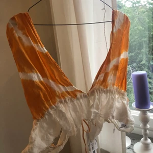 Orange vitt linne  - Aldrig använd topp från Zara, lappen är kvar❤️