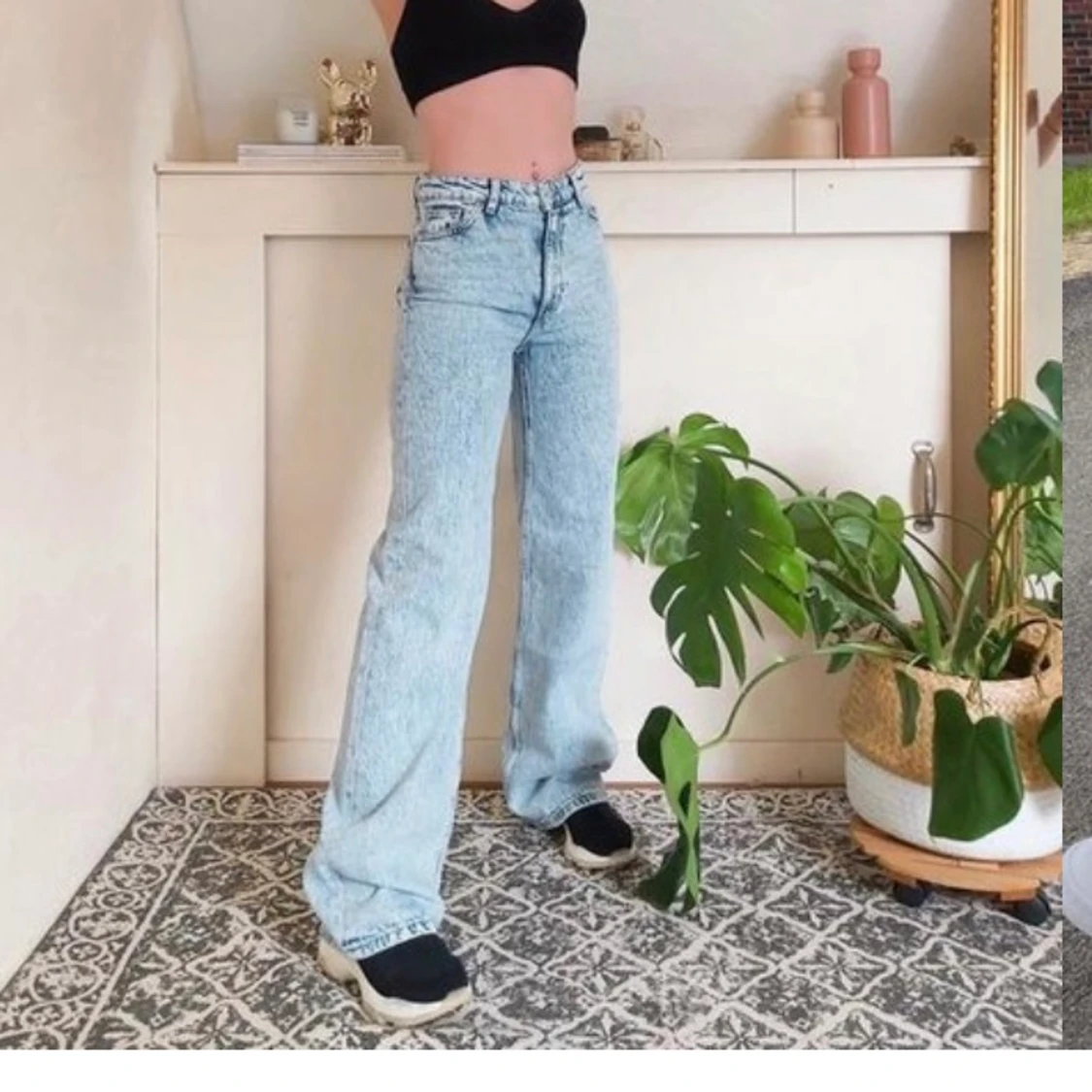 Blåa jeans 