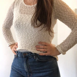 Pullover white - White small pull for summer