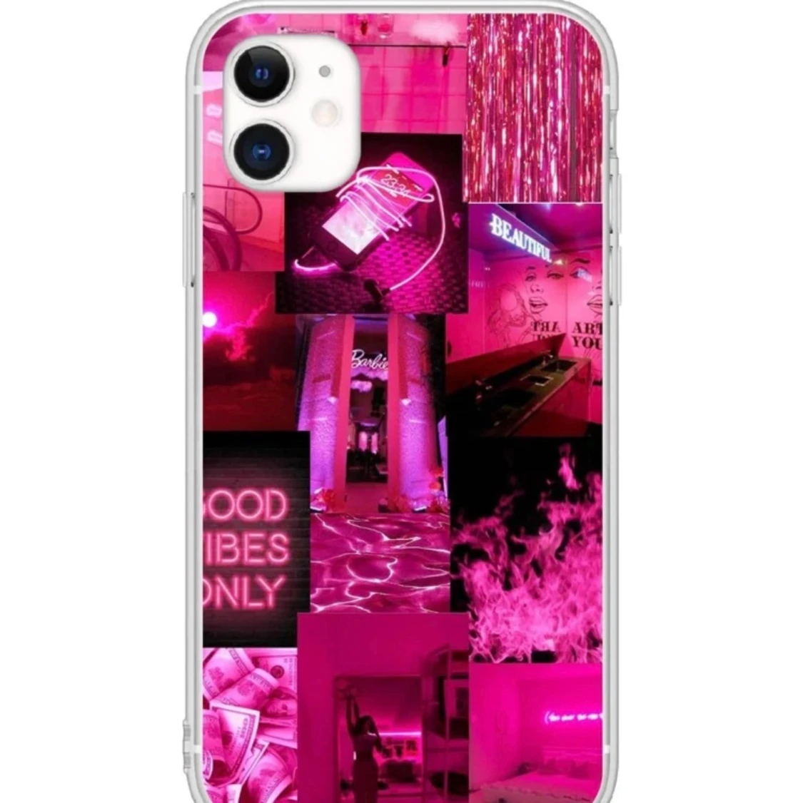 En fint rosa iPhone 12 skal