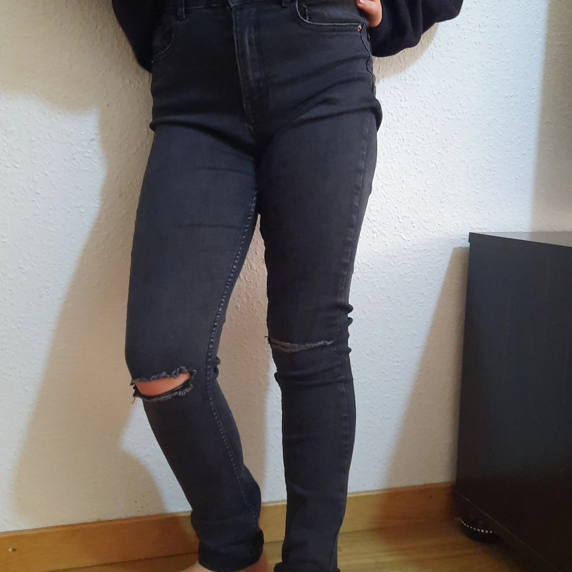 Svarta jeans byxor 