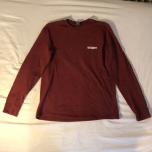 Långärmad Stüssy tröja - Säljer denna stüssytröja. Litet lagat hål på ryggen. 