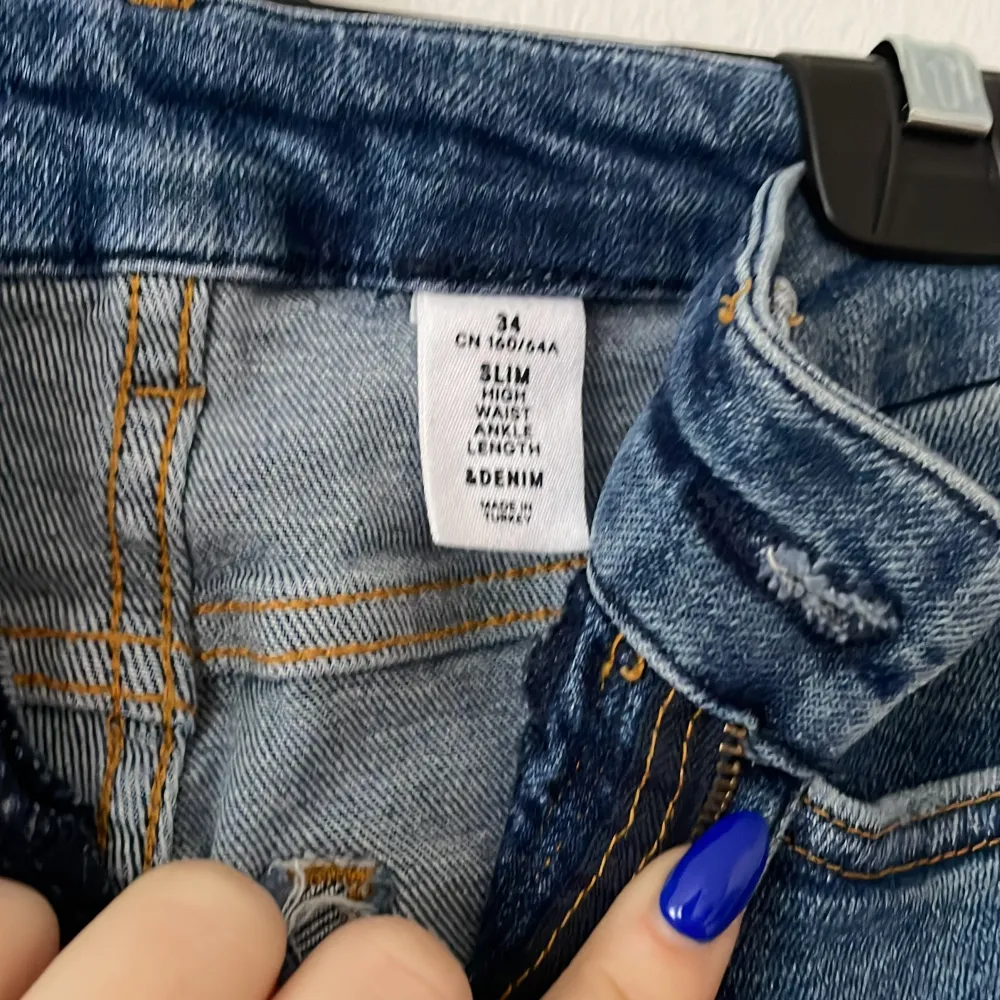 Slim jeans högmidja från &denim strl 34. Jeans & Byxor.